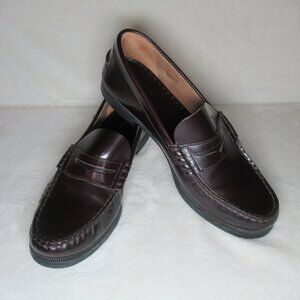 Sebago Brown Leather Penny Loafers | Women’s Size 10